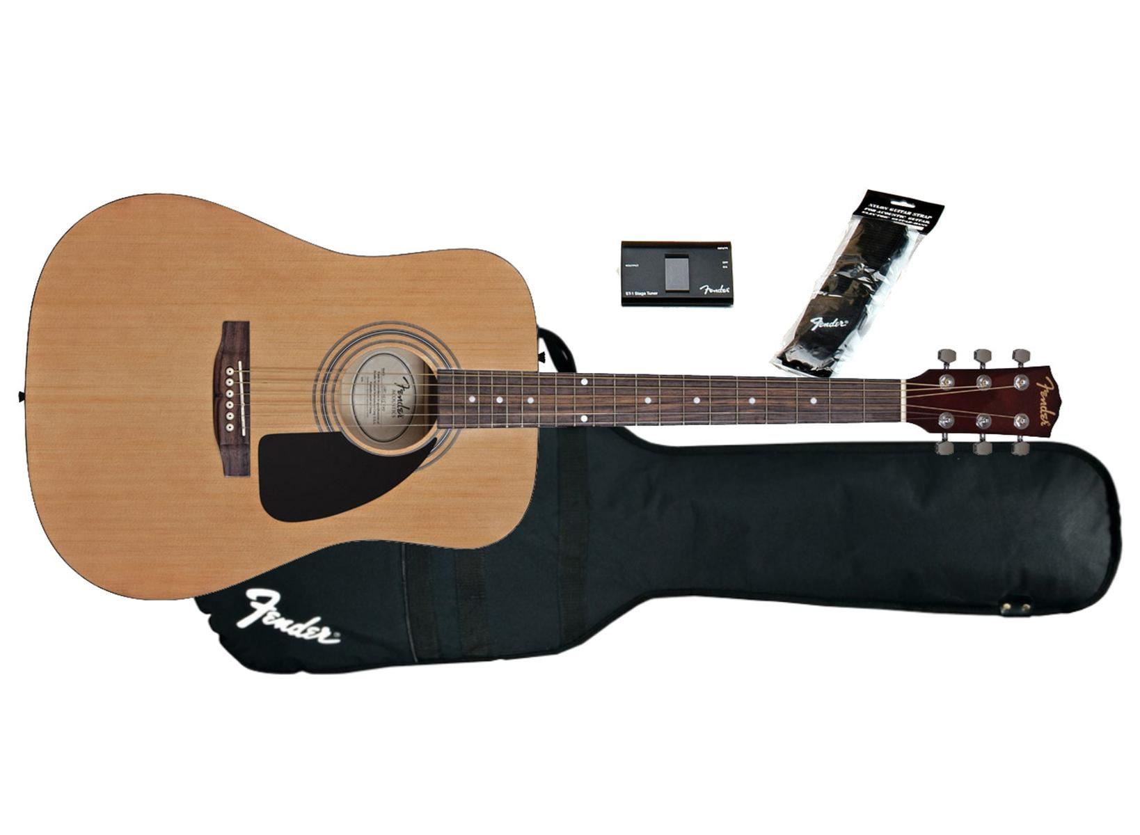 Music Instrument Fender Fa 100 Acoustic Guitar