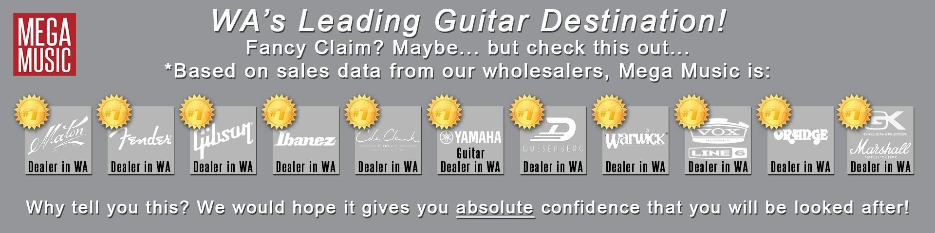 Western Australia's Leading Guitar Destination - Mega Music