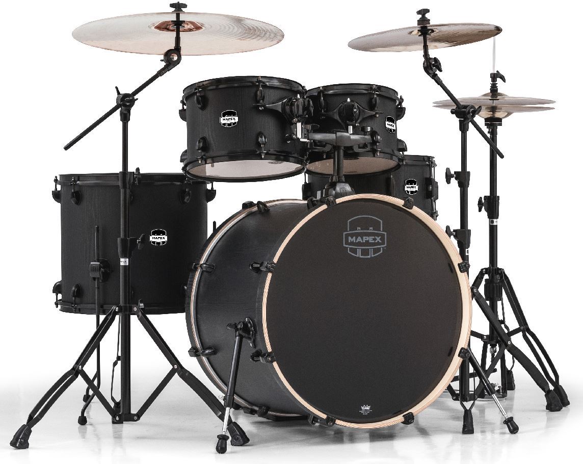 Mapex Mars Series 5-Piece Rock Shell Pack Drum Kit with 22 inch Kick -  Night Wood - Perth | Mega Music Online