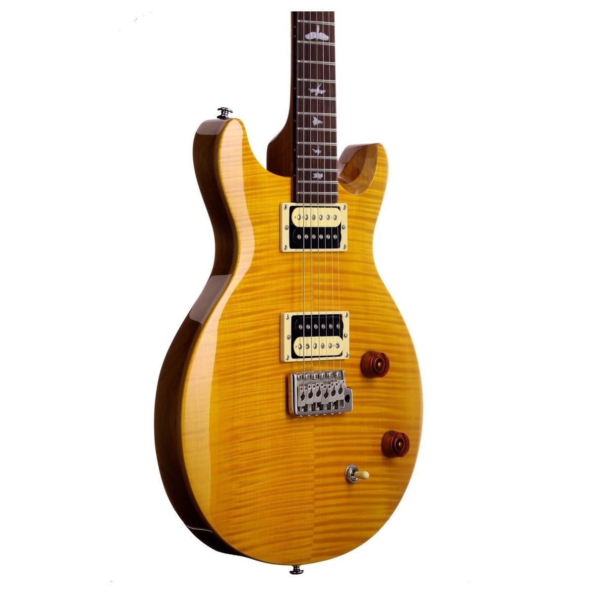 PRS SE Santana Electric Guitar In Yellow Perth Mega Music Online