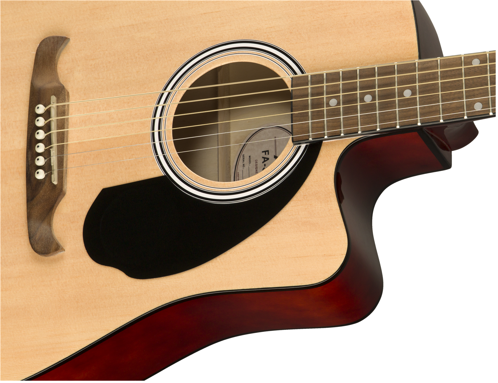 Fender Fa 125ce Dreadnought Acoustic Guitar With Walnut Fingerboard In Natural Perth Mega Music Online